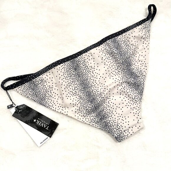 NWT Tavik Antic Full Swim Bottom in Tapioca Percy Dot - Medium - Picture 5 of 8